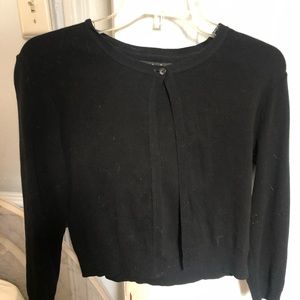 Black Agnes B Cropped Sweater